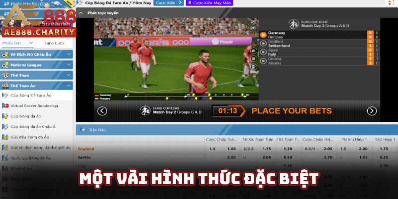 Một vài hình thức đặt cược hấp dẫn nhất tại nền tảng thể thao