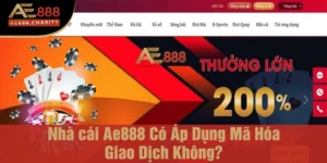 Nhà cái Ae888 có áp dụng mã hóa giao dịch không?