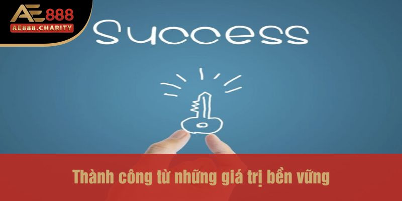 Chị Oanh Thắng 1,9 Tỷ Từ Thể Thao Ảo AE888 – Thành Công Vang Dội Chỉ Trong Một Đêm! 4 Thành công từ những giá trị bền vững