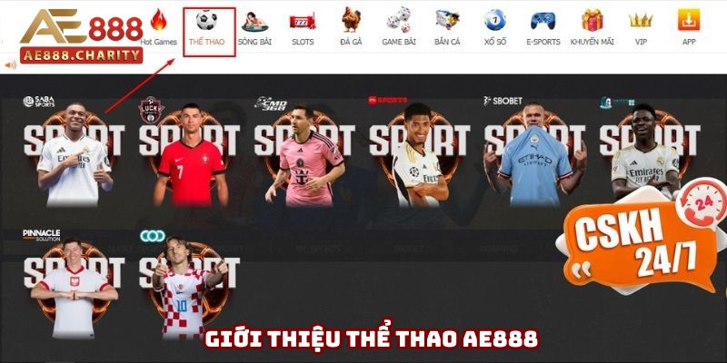 Sảnh thể thao AE888 nổi bật trên thị trường Sảnh thể thao AE888 nổi bật trên thị trường